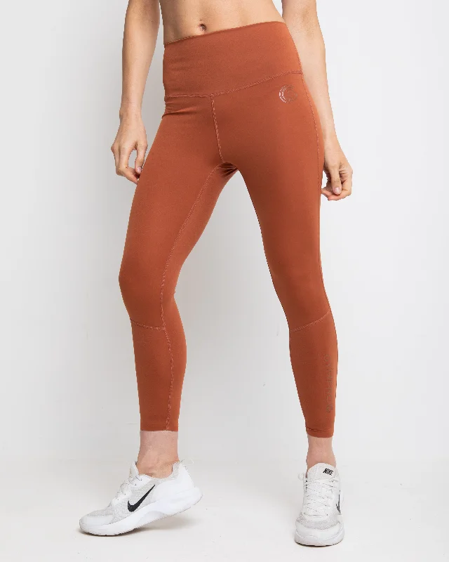 Womens - 365 Leggings - Aztec brick Chic Printed Yoga Pants