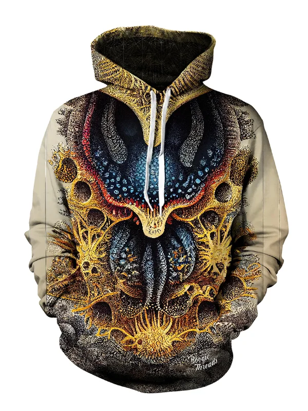 Frightening Flower Unisex Pullover Hoodie Hoodie with Camouflage Military Edgy