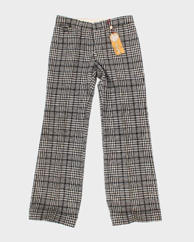 Vintage 60s Patterned Trousers - W32 L32 Trousers versatile functional
