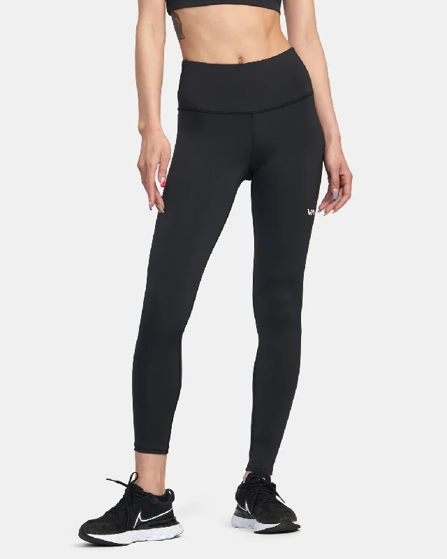 VA Essential Workout Leggings - Black Fashionable Quick-Dry Leggings