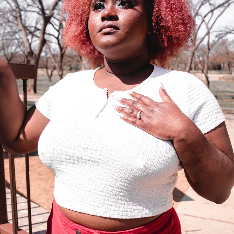 Rebecca Crop Top Anti-Pilling Machine Wash Handmade