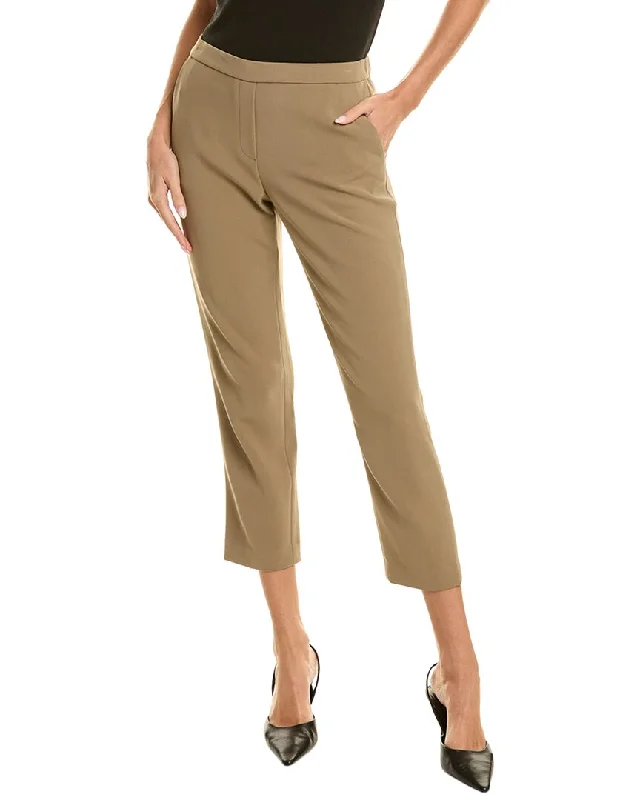 Theory Relaxed Wool-Blend Trouser Trousers Chinos Classic