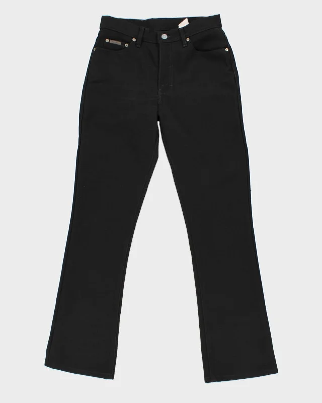 Vintage 90s Calvin Klein Black High Waisted Trousers - W28 Trousers Cargo Utility