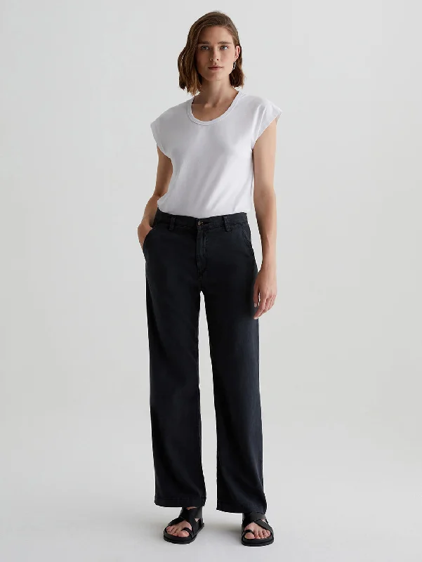 Caden Straight Trouser - Sulfur Black Trousers Cargo Utility