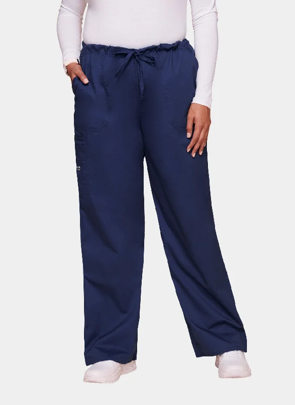 Cherokee Core Stretch Unisex Drawstring Cargo Scrub Trousers WWE4043 - Navy Trousers Ceremony Elegant Cherokee Core Stretch Unisex Drawstring Cargo Scrub Trousers WWE4043 - Navy Trousers Ceremony Elegant