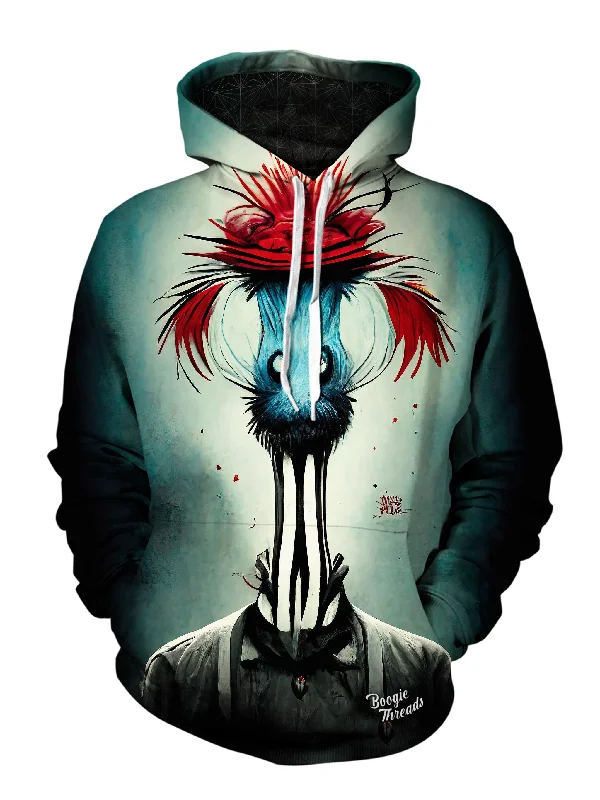 Playful Anger Unisex Pullover Hoodie Hoodie with Longline Fit Extended Stylish