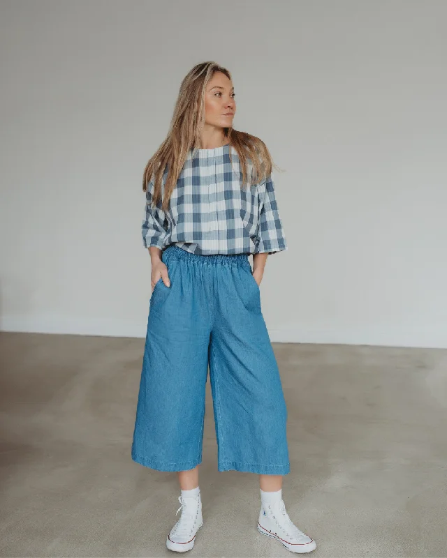 Judy Blue Crop Trousers Trousers Summer Linen