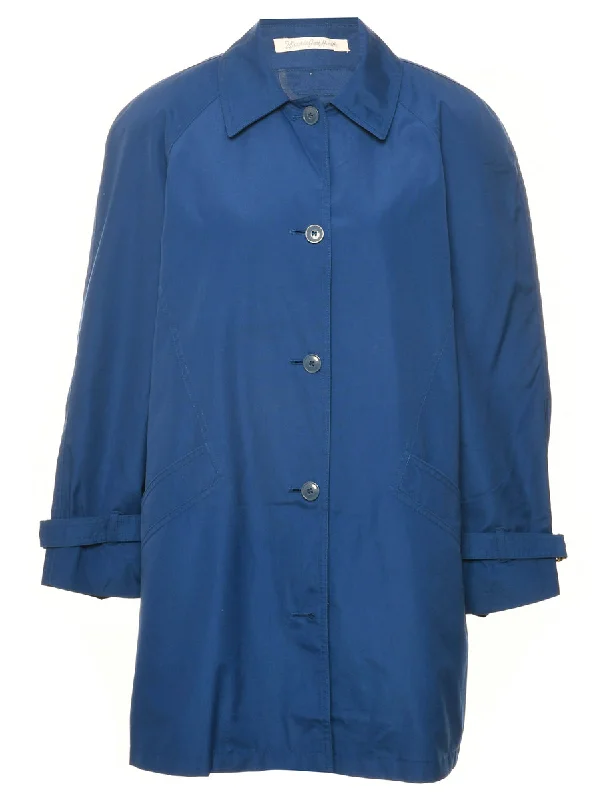 Misty Harbor Trench Coat - L Turtleneck Wrap Cape