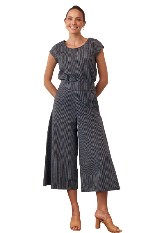 Sadie Trouser Dark Stripe Trousers luxurious high-end