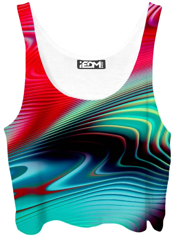 Psy Sand Hills Crop Top Modern Contemporary Chic