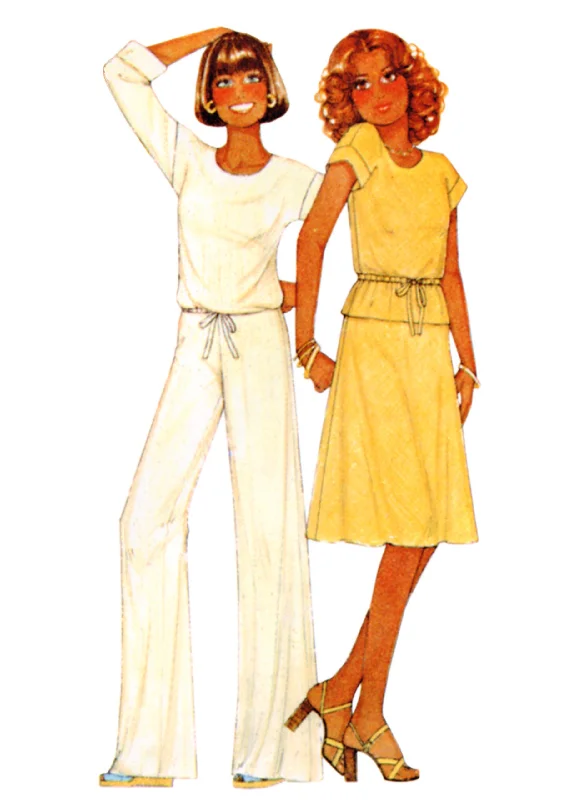McCalls Vintage Tops, Skirt, Trousers & Shorts M8493 Trousers luxurious high-end