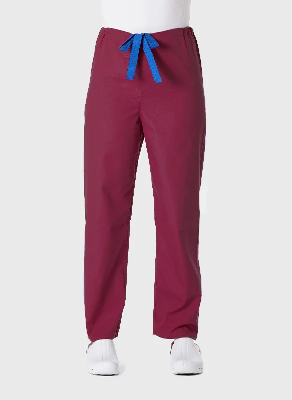 Budget Scrub Trousers - Raspberry Trousers Cargo pockets