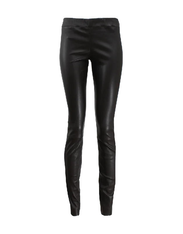 Pull-On Moto Legging Fashionable Stretchy Fit Leggings