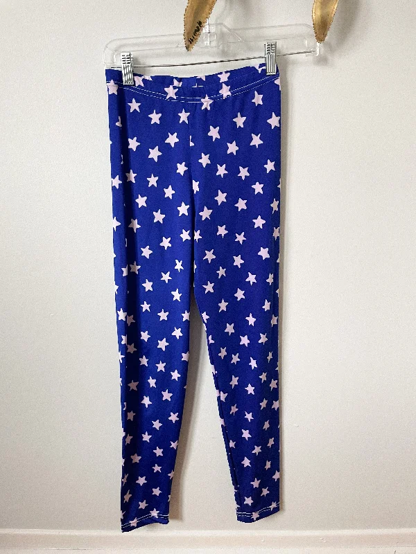 American Apparel Royal Blue & White Star High Rise Leggings - Medium Trendy Side-Pocket Leggings American Apparel Royal Blue & White Star High Rise Leggings - Medium Trendy Side-Pocket Leggings