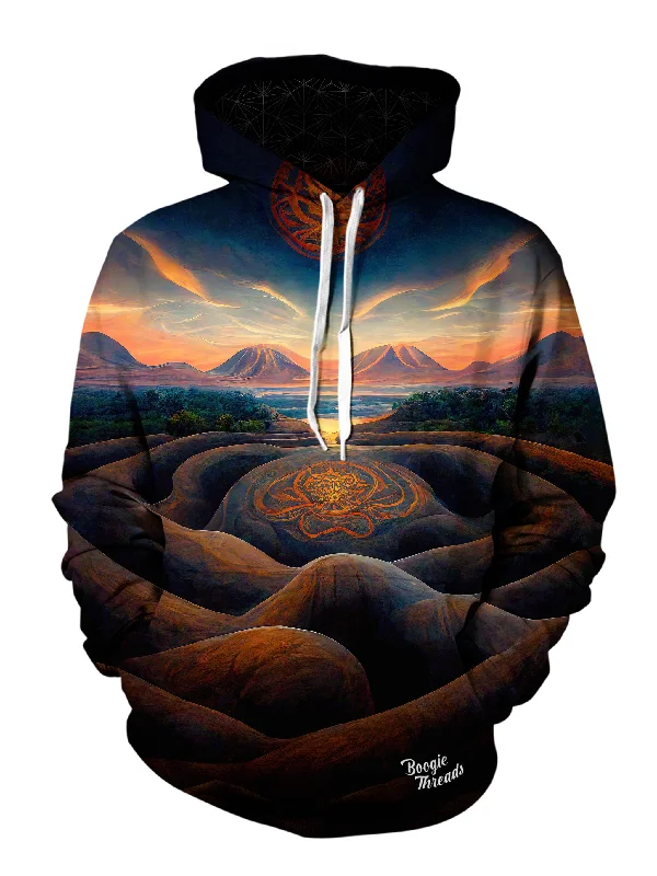 Frightening Tension Unisex Pullover Hoodie Hoodie with Tie-Dye Psychedelic Retro