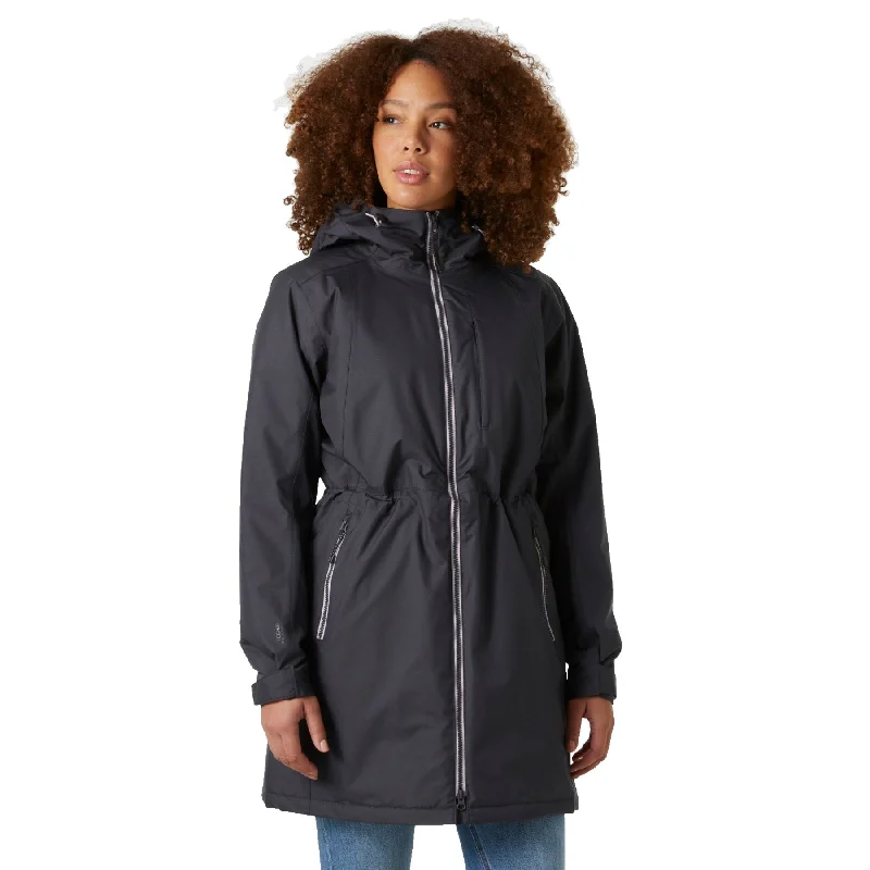Women's Westport Insulated Coat Denim Leather Suede