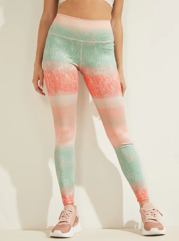 Eco Multi Python Corrine Active Leggings Elegant Full-Body Leggings
