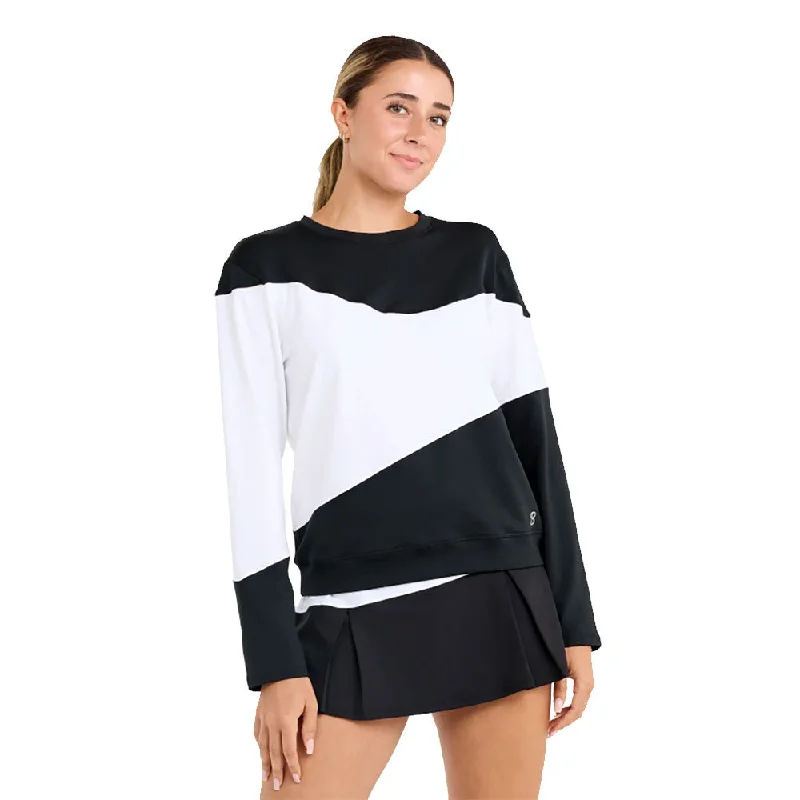 Spfibella Monochrome Womens Tennis Pullover Chenille Soft Sweater