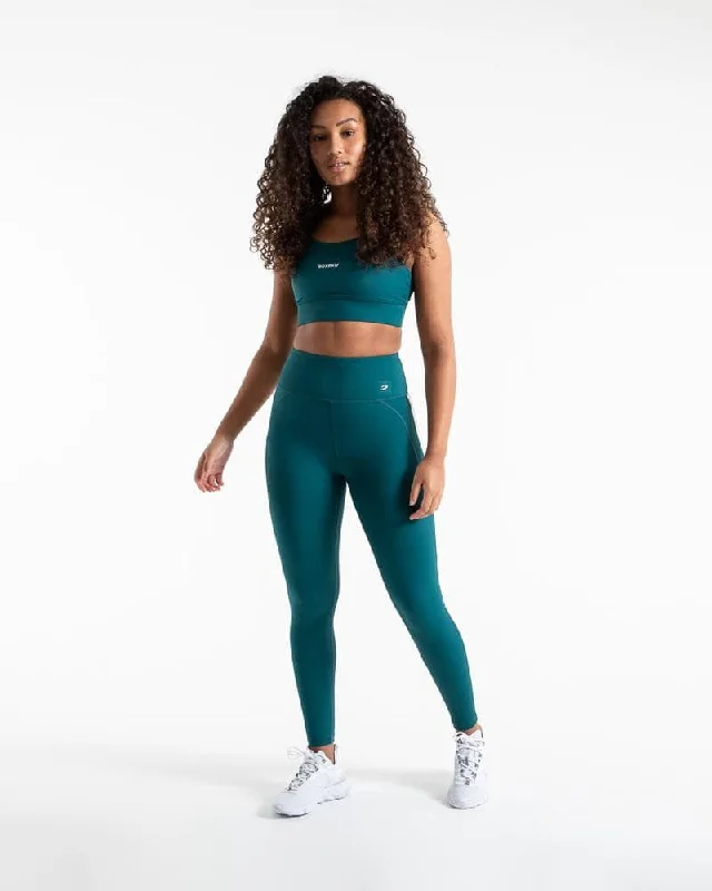 ALICIA LEGGINGS - TEAL Comfortable Cold Weather Leggings