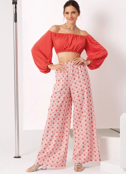 New Look Top and Trousers N6758 Trousers sophisticated sleek