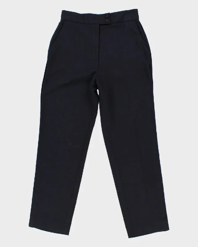 Sandro Suit Trousers - W28 L28 High Waist Slim Fit Ankle Length