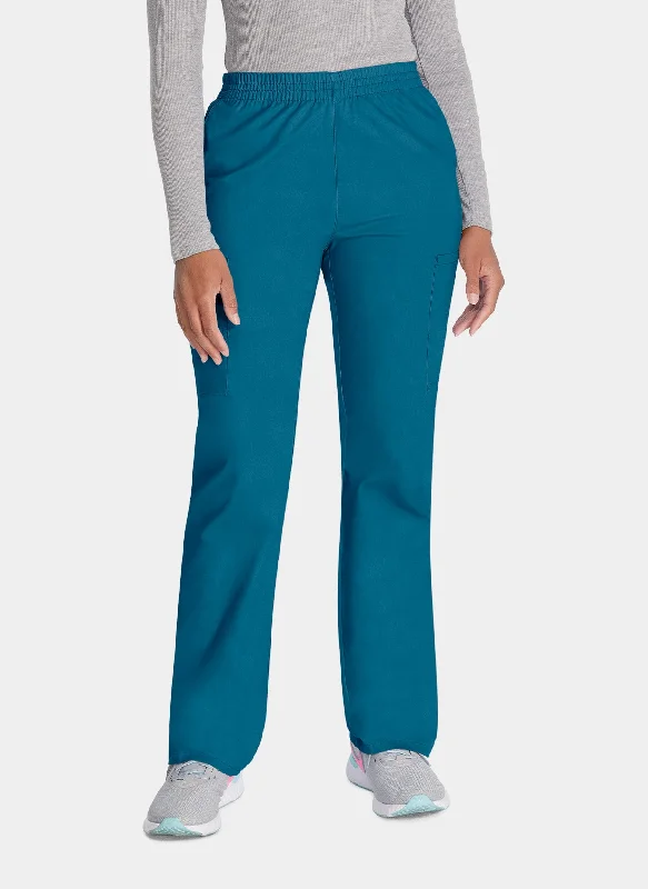 Dickies EDS Signature Ladies Natural Rise Tapered Leg Pull-On Scrub Trousers DKE86106 - Caribbean Trousers Leather Faux Dickies EDS Signature Ladies Natural Rise Tapered Leg Pull-On Scrub Trousers DKE86106 - Caribbean Trousers Leather Faux