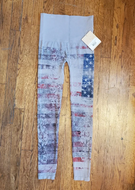 ON SALE Patriotic High Waist Legging (OPGY, OS) Fashionable Lacy Detail Leggings