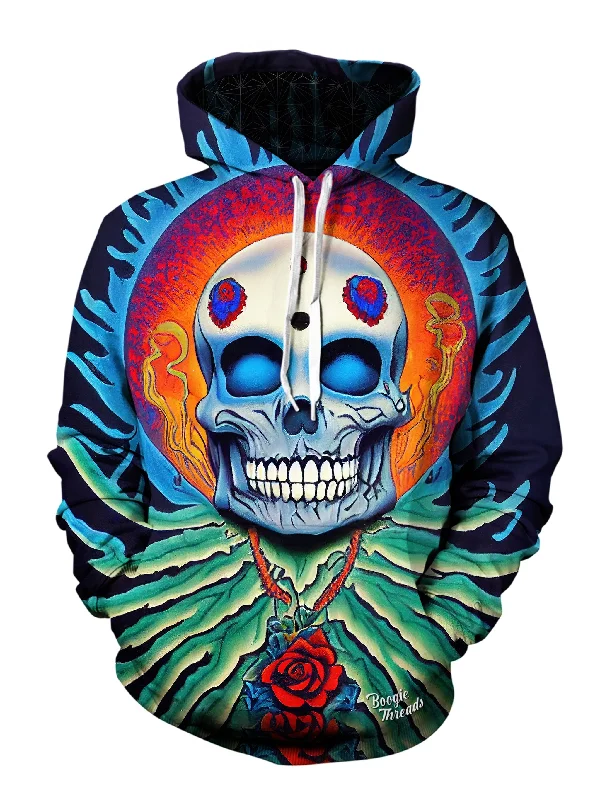 Bountiful Edge Unisex Pullover Hoodie Hoodie with Tie-Dye Psychedelic Retro