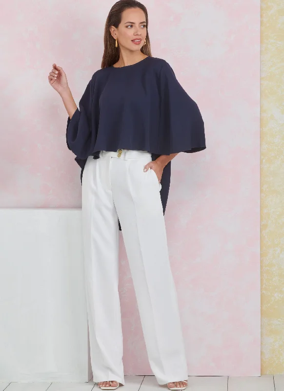 Simplicity Tops & Trousers S9926 Trousers Leather Faux