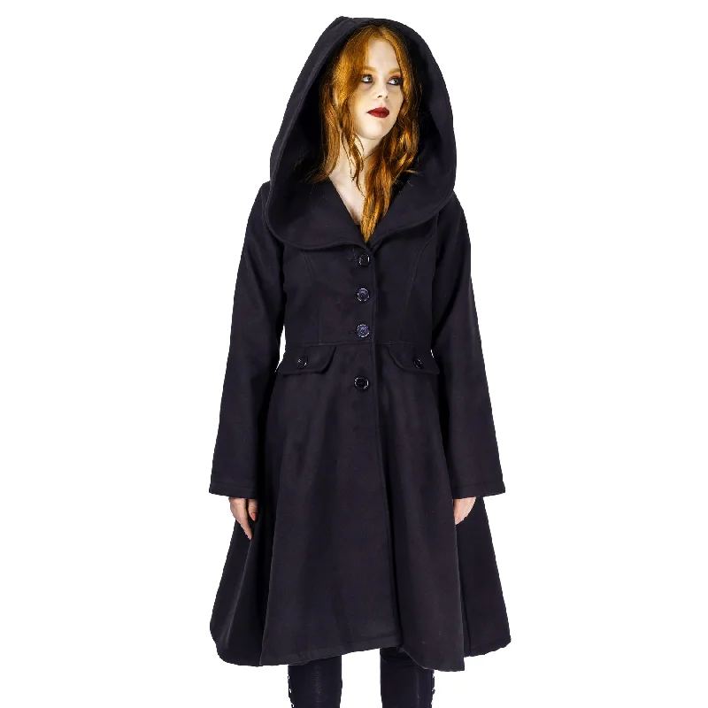 OSANNA COAT - BLACK Sleeveless Short Sleeve Long Sleeve