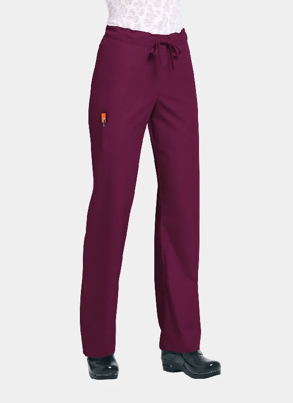 Orange Standard Unisex Huntington Scrub Trousers - Wine Trousers Harem Relaxed Fit