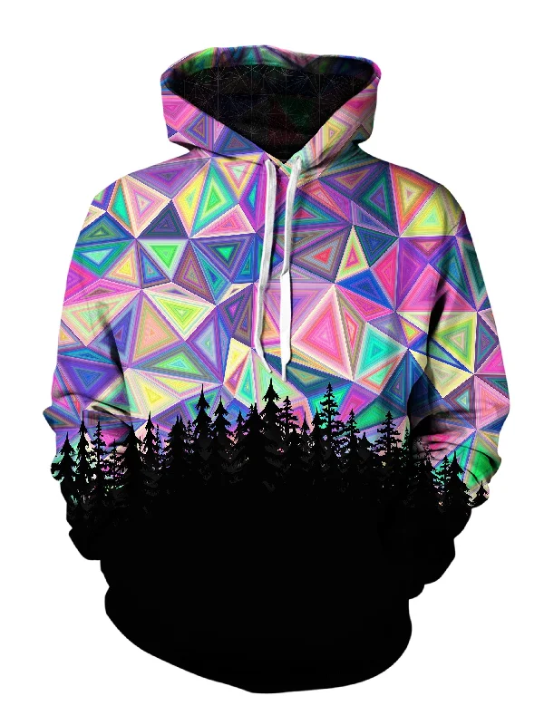 Geometric Treeline Psychedelic Pullover Hoodie Oversized Hoodie Comfort Casual