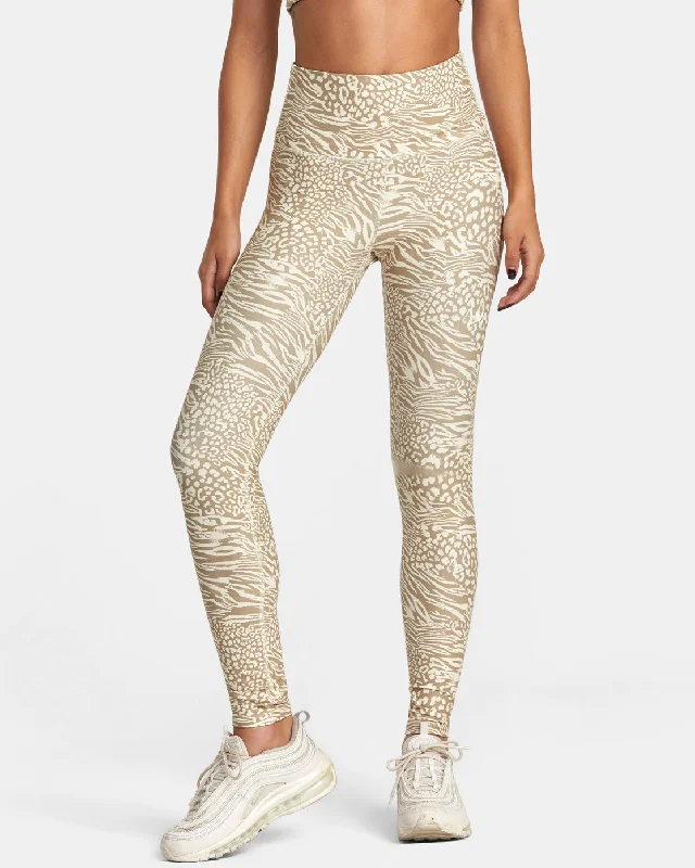VA Essential Workout Leggings - Zeetah Trendy Color Block Leggings