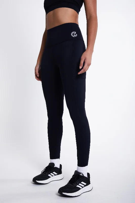 Power Training Legging- Black Comfortable Running Leggings