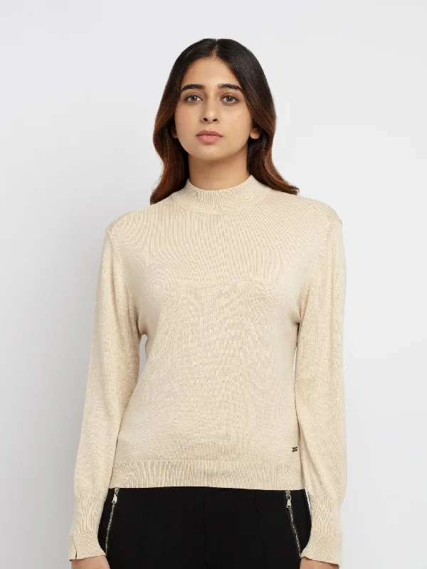 Women's High Neck Pullover dolman Sleeve Top