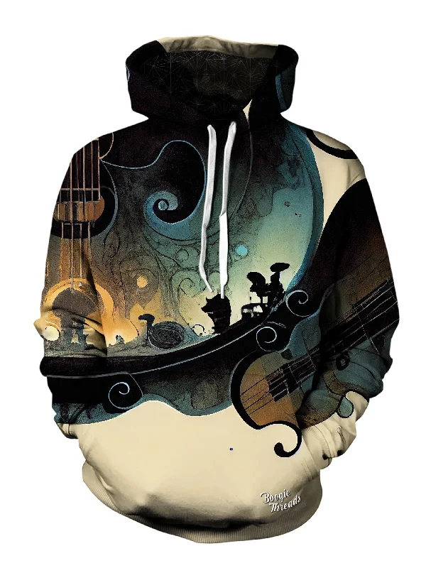 Grieving Canvas Unisex Pullover Hoodie Hoodie with Pattern Geometric Abstract