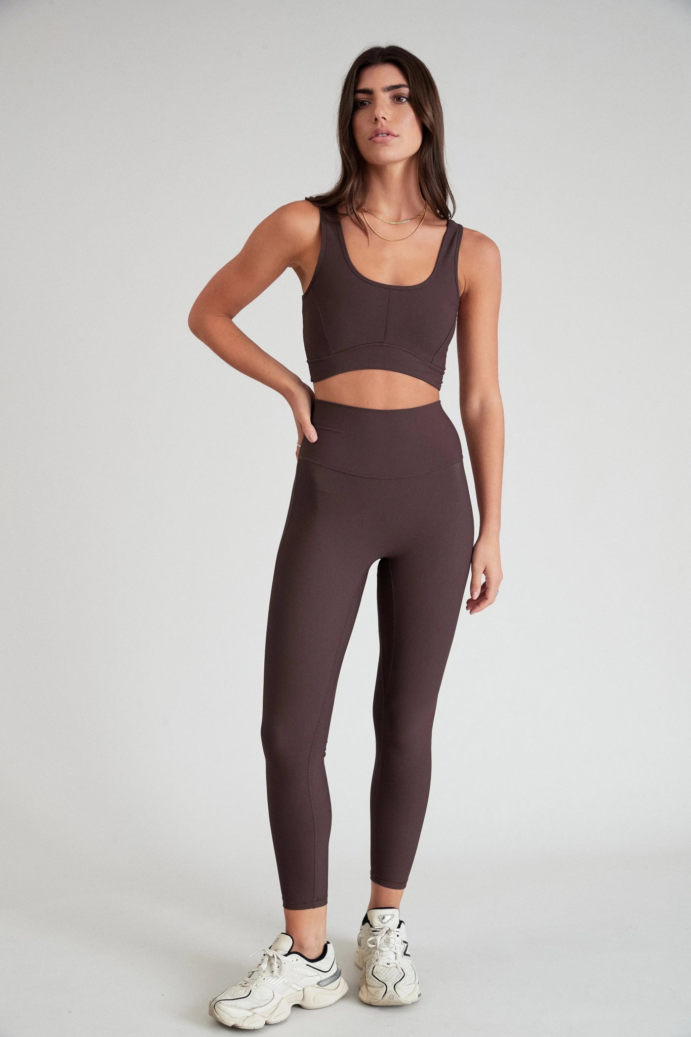 EcoRib 7/8 Legging Stylish Compression Fit Leggings