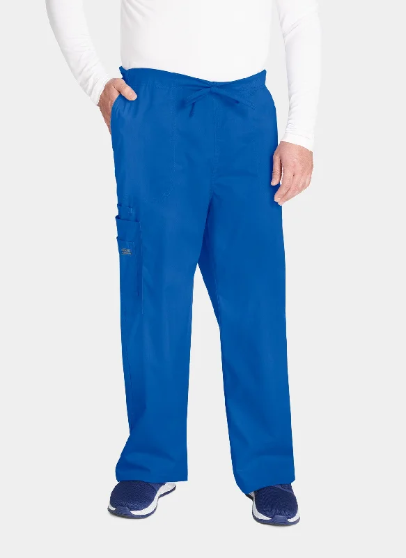 Cherokee Core Stretch Unisex Drawstring Cargo Scrub Trousers WWE4043 - Royal Trousers Formal Black