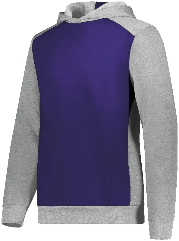 PURPLE/GREY HEATHER