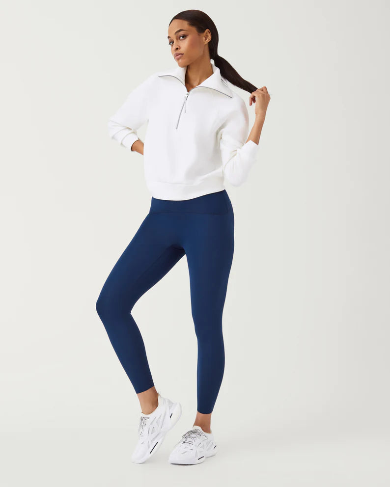 Booty Boost Active 7/8 Leggings Midnight Navy - SPANX Cozy Lounge Pants Leggings