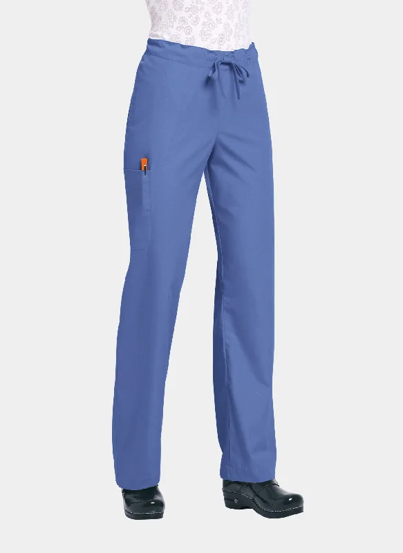 Orange Standard Unisex Huntington Scrub Trousers - True Ceil Trousers Culottes Wide Leg