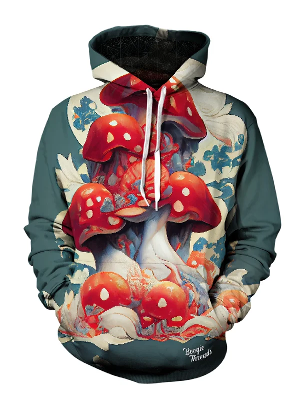 Redundant Religion Unisex Pullover Hoodie Hoodie with Raw Hem Edgy Unfinished