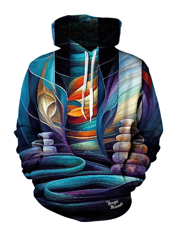 Enchanting Breath Unisex Pullover Hoodie Hoodie with Belted Waist Structured Tailored Enchanting Breath Unisex Pullover Hoodie Hoodie with Belted Waist Structured Tailored