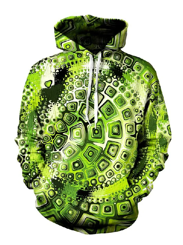 Retro Spec Pullover Rave Hoodie Hoodie with Gradient Ombre Colorful