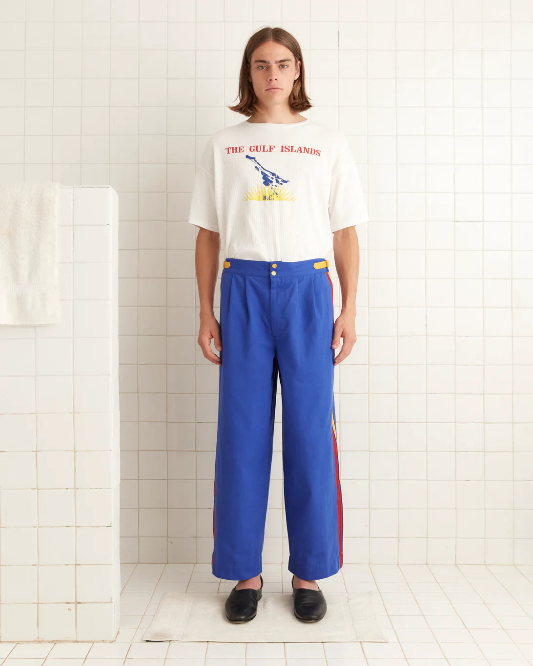Bode |METROPOLITAN TROUSERS| Blue Multi Trousers Travel Practical