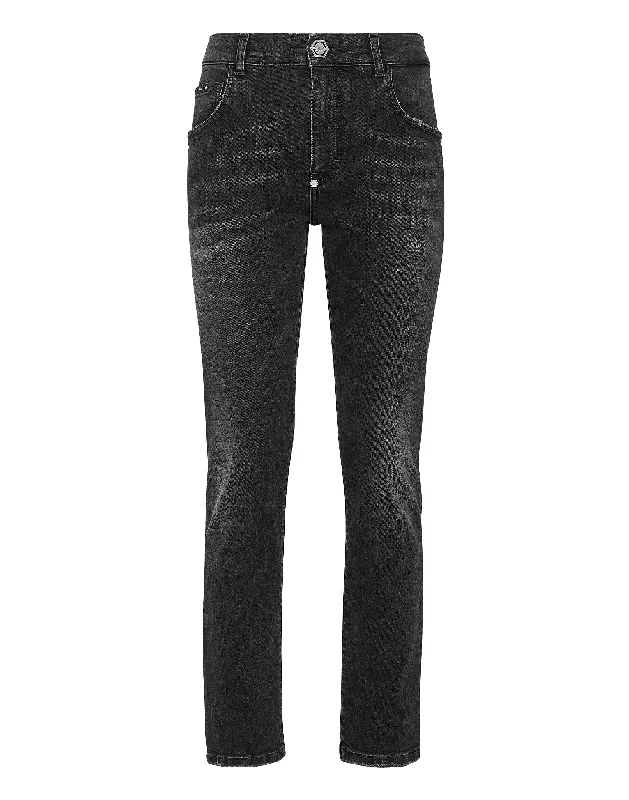 Denim Trousers Ex Boyfriend Fit Trousers Wedding White