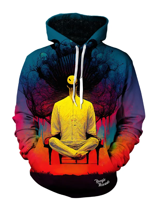 Blank Requiem Unisex Pullover Hoodie Hoodie with Gradient Ombre Colorful