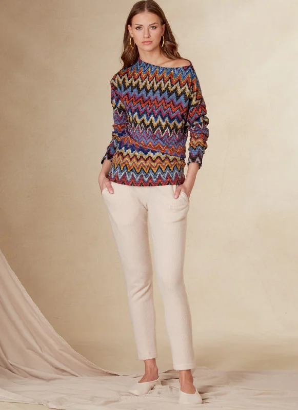 Vogue Tops, Trousers and Slippers V1835 Trousers Fall Fleece
