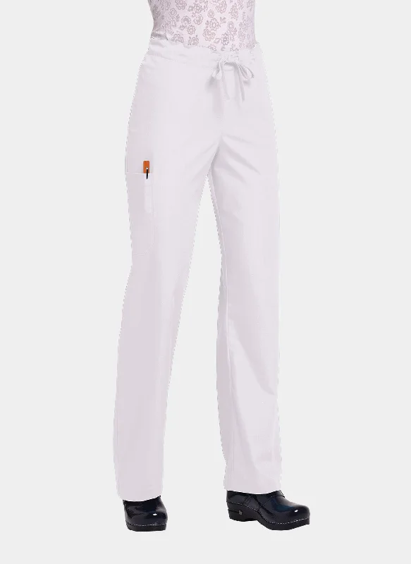 Orange Standard Unisex Huntington Scrub Trousers - White Trousers Capri Summer