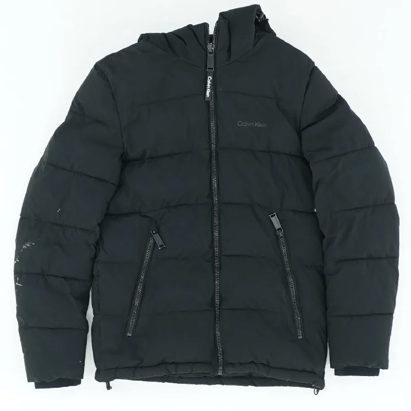 Black Puffer Coat A-Line Ball Gown Mermaid